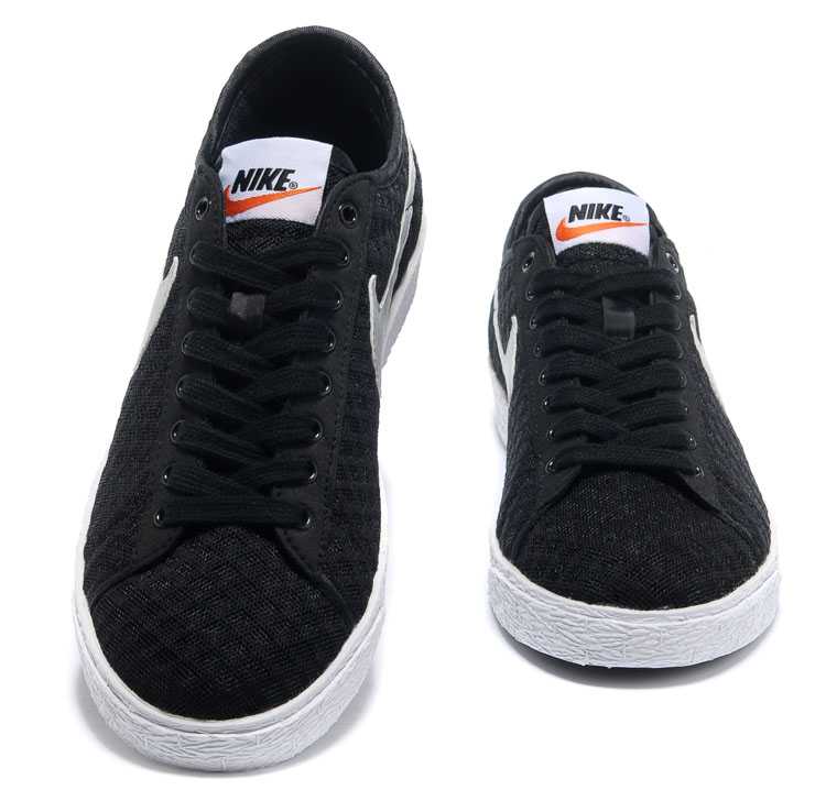 nike blazer low stussy 2013 summer light breathable black silver art